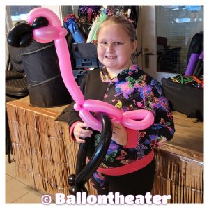 ballonartiest flamingo